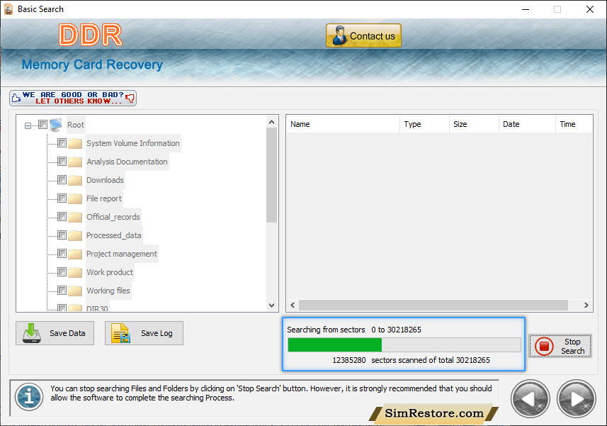 Data Recovery Disk Scanning Process