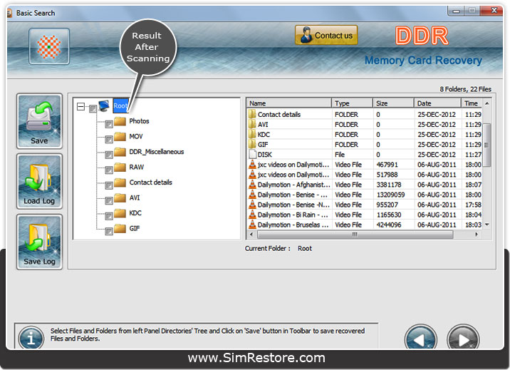 Data Recovery After Scanning Data View